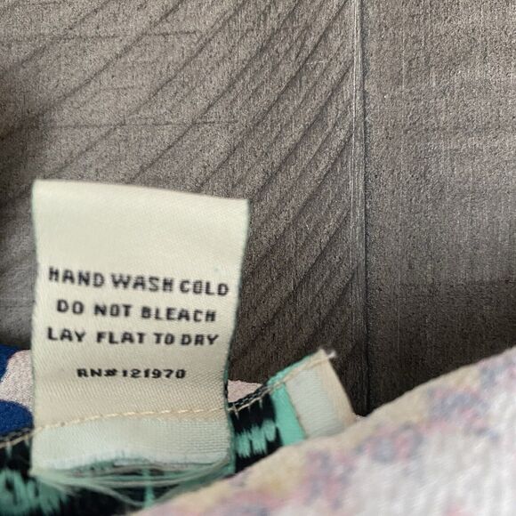 Flying Tomato Blue Boho Floral Printed Maxi Dress Size XS V-Neck - Picture 11 of 16